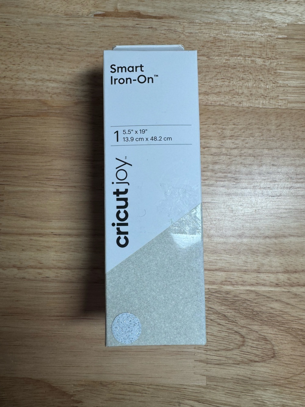 Cricut Joy Smart Iron-On in White Glitter